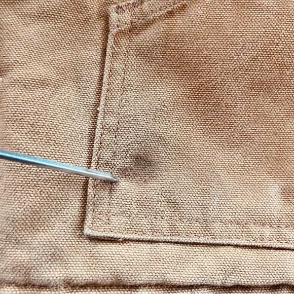 Carhartt Men’s Traditional Duck Jacket J002 Corduroy Collar Size XL - Picture 8 of 13